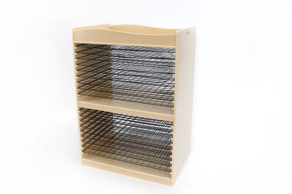 135676 (2) Art Drying Rack - with Metal Wire Shelves - Image 3