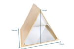 Wooden Triangle Mirror Playhouse - Image 3