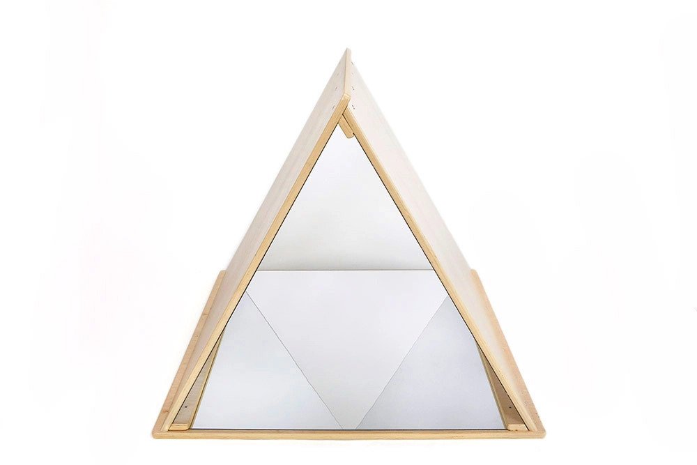 135678 (4) Wooden Triangle Mirror Playhouse - Image 6
