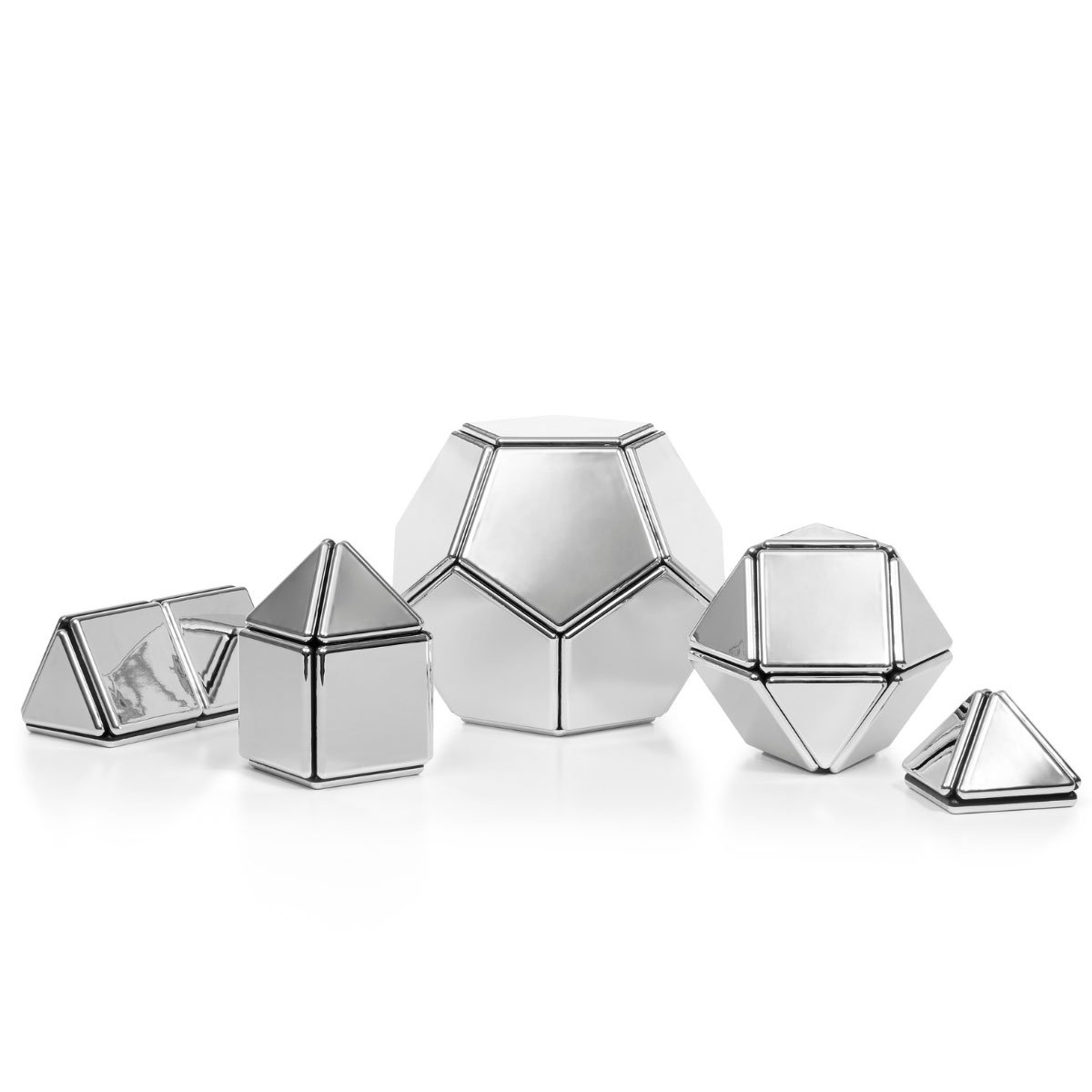 50-4020-2024 Mirrored Magnetic Polydron – 48 Pieces - Image 2
