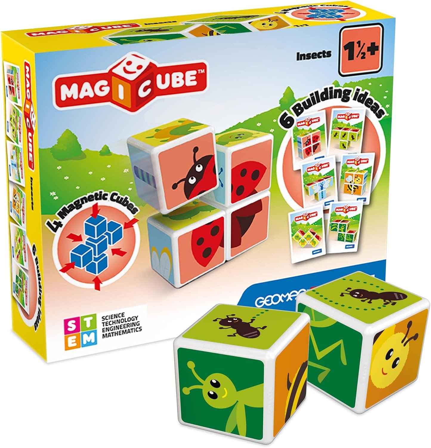 717N9AE7jSL._AC_SL1500_ Magicube Insects – Magnetic Construction Cubes(1Yr+) - Image 1