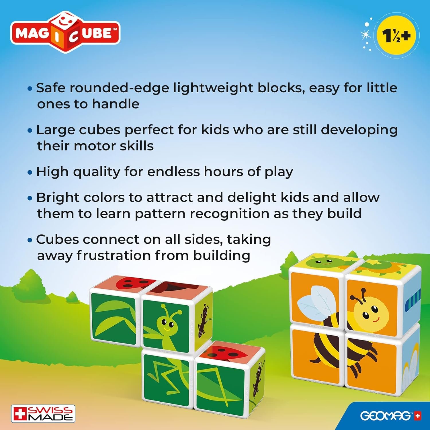 71HaQj+4ErL._AC_SL1500_ Magicube Insects – Magnetic Construction Cubes(1Yr+) - Image 5