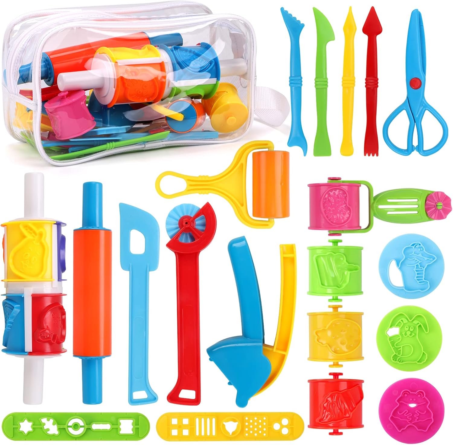 71qzfZGJTSL._AC_SL1500_ Play dough & Clay Tool Set - Image 1