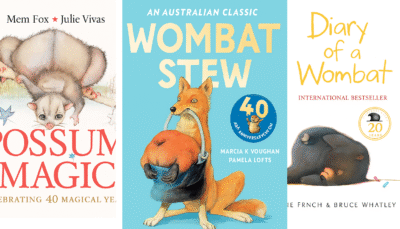Hardcover Book Bundle - Possum Magic, Wombat Stew & Diary of a Wombat