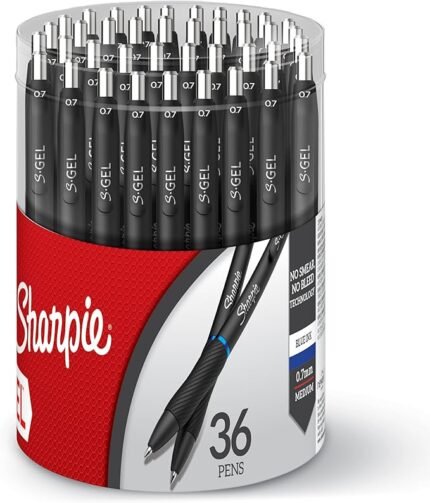Sharpie S-Gel Pens- Medium Point (0.7mm) Blue (36 Pack)