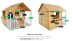 Camira Wooden Cubby House - Image 7