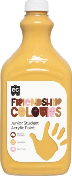 Friendship Colours Acrylic Paint 2 L - Set of 6 (Bulk Saver) - Image 7