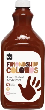 Friendship Colours Acrylic Paint 2 L - Set of 6 (Bulk Saver) - Image 4