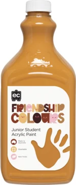 Friendship Colours Acrylic Paint 2 L - Set of 6 (Bulk Saver) - Image 3