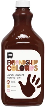 Friendship Colours Acrylic Paint 2 L - Set of 6 (Bulk Saver) - Image 2