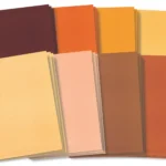 Skin / Earth Tone Craft Paper Pack of 48