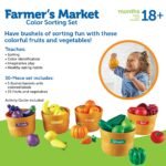 Farmer’s Market Colour Sorting & Counting Set – 30 Pieces (Ages 18+ Months) - Image 2