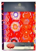 Balarinji Aboriginal Art Tablecloth (Round Table) (140cm) - Desert Sun
