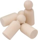 Wooden Peg Dolls – Pack of 20 - Image 4