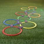 Hopscotch Ring Game – 10 Multi-Coloured Rings