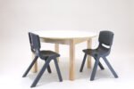 Resin Stackable Chair Grey - 33.5cm (Bulk Buy 6) - Image 2