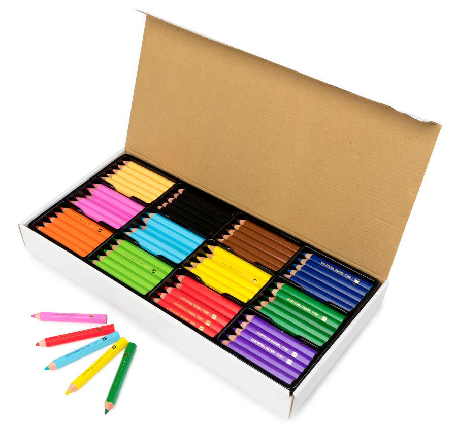 JUMBOSS120 Jumbo Stubby Colour Pencils - (Bulk Pack of 120) - Image 1