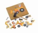Viga Wooden Tap Tap Construction Vehicles - Image 3