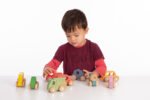 Rainbow Wooden Vehicles Set - 12pk - Image 2