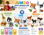 Jumbo Animals Bulk Kit – 18 Piece Set