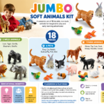 Jumbo Animals Bulk Kit – 18 Piece Set