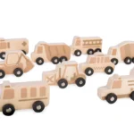Guidecraft Mini Wooden Trucks - Set of 10 - Image 7